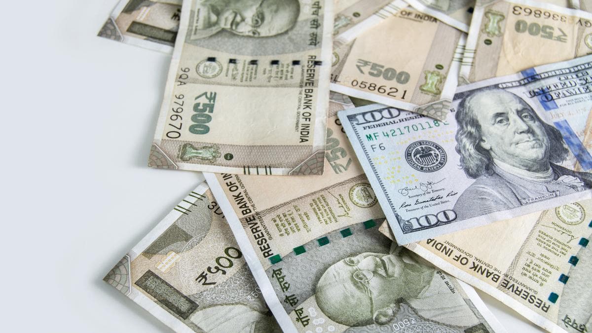Rupee slips 4 paise to settle at 96.57 against U.S. dollar