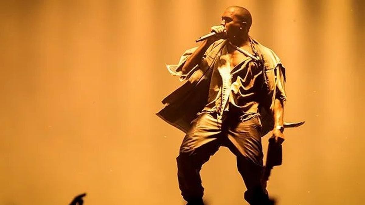 Kanye West brings his polarising persona to his first concert in India