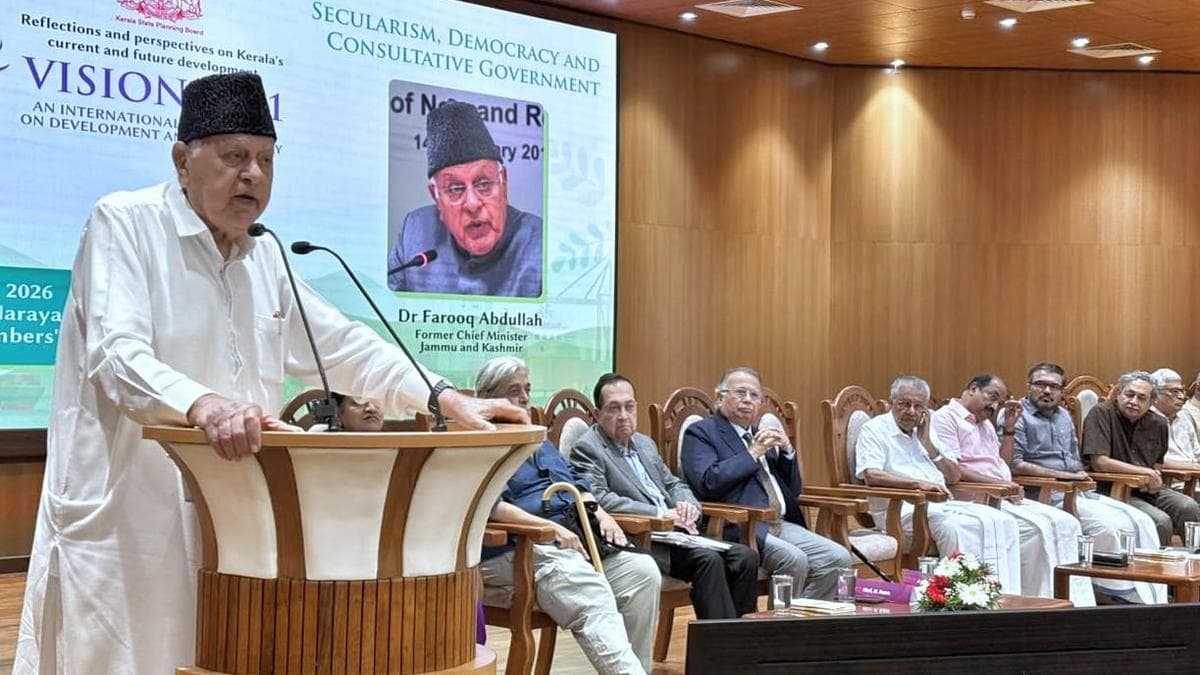 ‘North feels fear, South instils hope’: Farooq Abdullah makes emotional appeal for unity against ‘fascist forces’