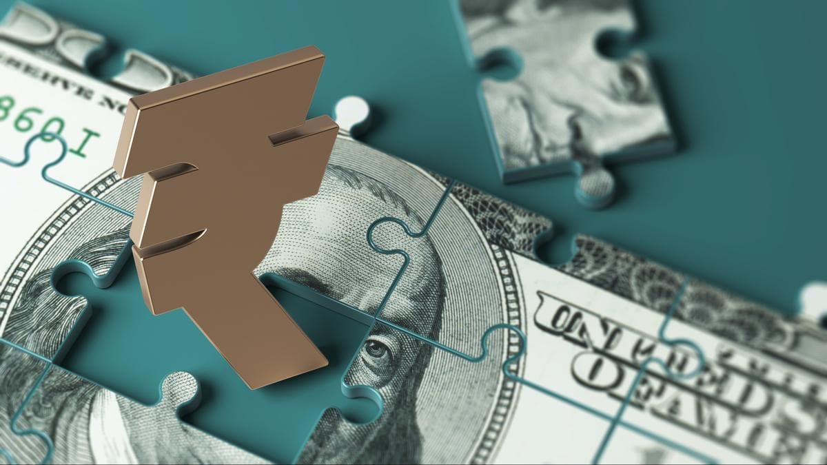 Rupee falls 47 paise to close at 95.73 against U.S. dollar