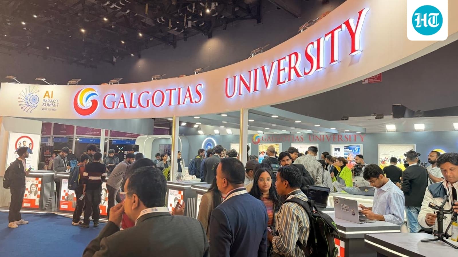 Galgotias University staffers vacate stall at AI Summit amid row over Chinese robodog