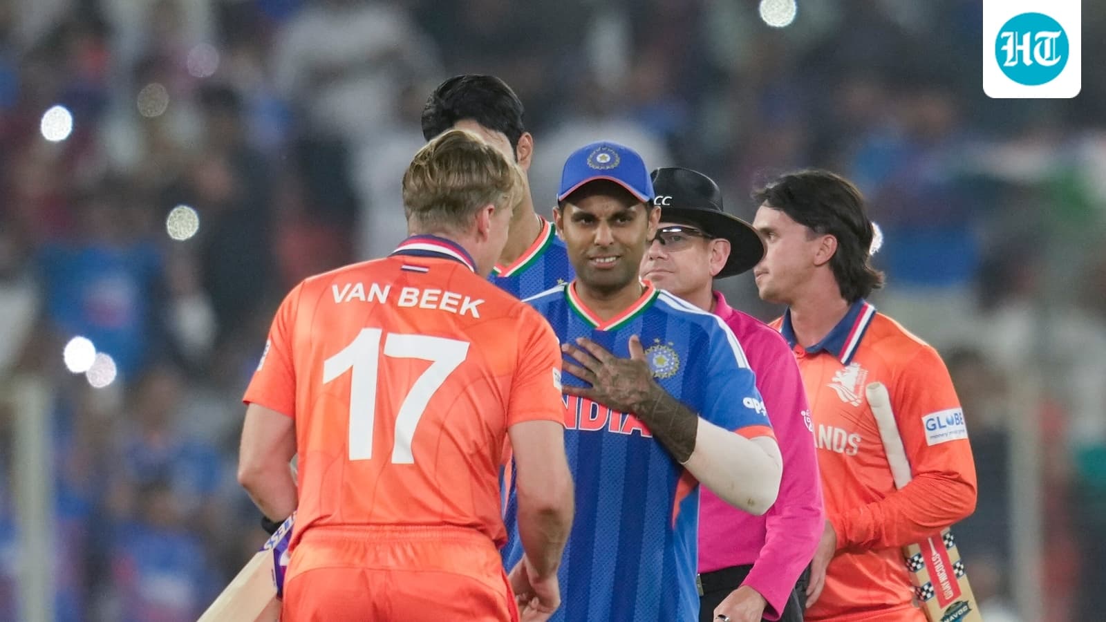 Suryakumar Yadav, Hardik Pandya turn mentor mode on, share words of wisdom with Netherlands players; gift signed jerseys
