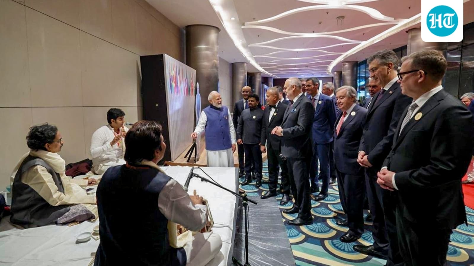 PM Modi meets EU leaders on AI summit margins