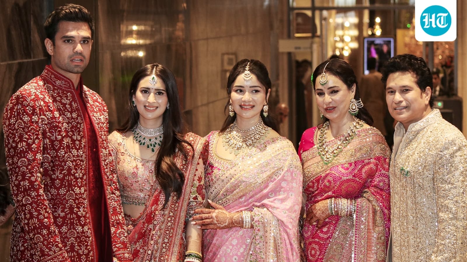 Arjun Tendulkar and Saaniya Chandhok wedding highlights: Amitabh Bachchan, Shah Rukh Khan, Aamir Khan bless couple