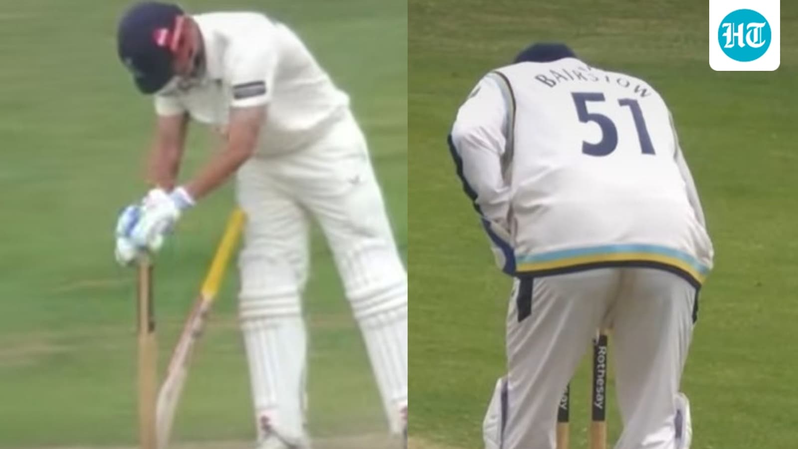 Hasan Ali's bail-swapping trick sparks funny moment as Sam Hain and Jonny Bairstow join in during County Championship